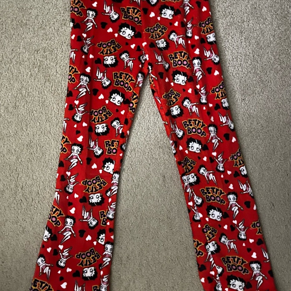 Red Betty Boop Pajama Pants